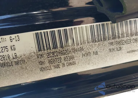 2013 Dodge Challenger Rallye Redline из США, поврежденный, VIN 2C3CDYAG2DH724404